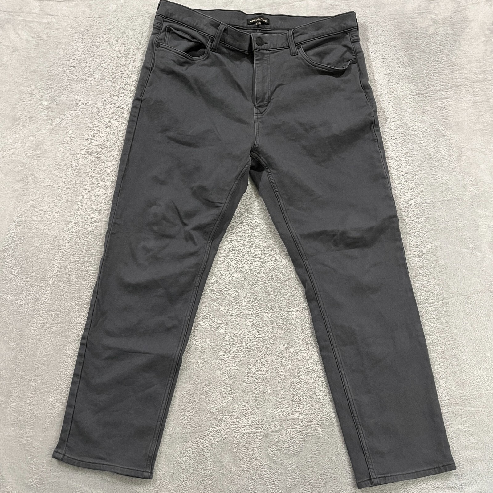 Banana Republic Chino Pants 38x30 Gray Stretch Men